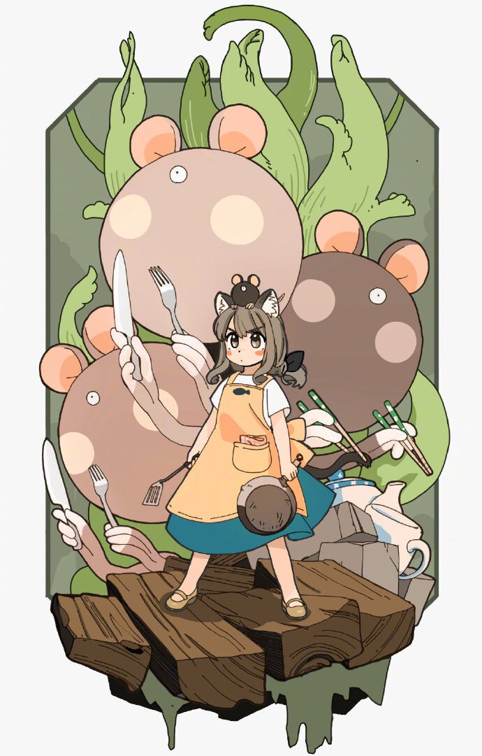 熊熊可可的小推车