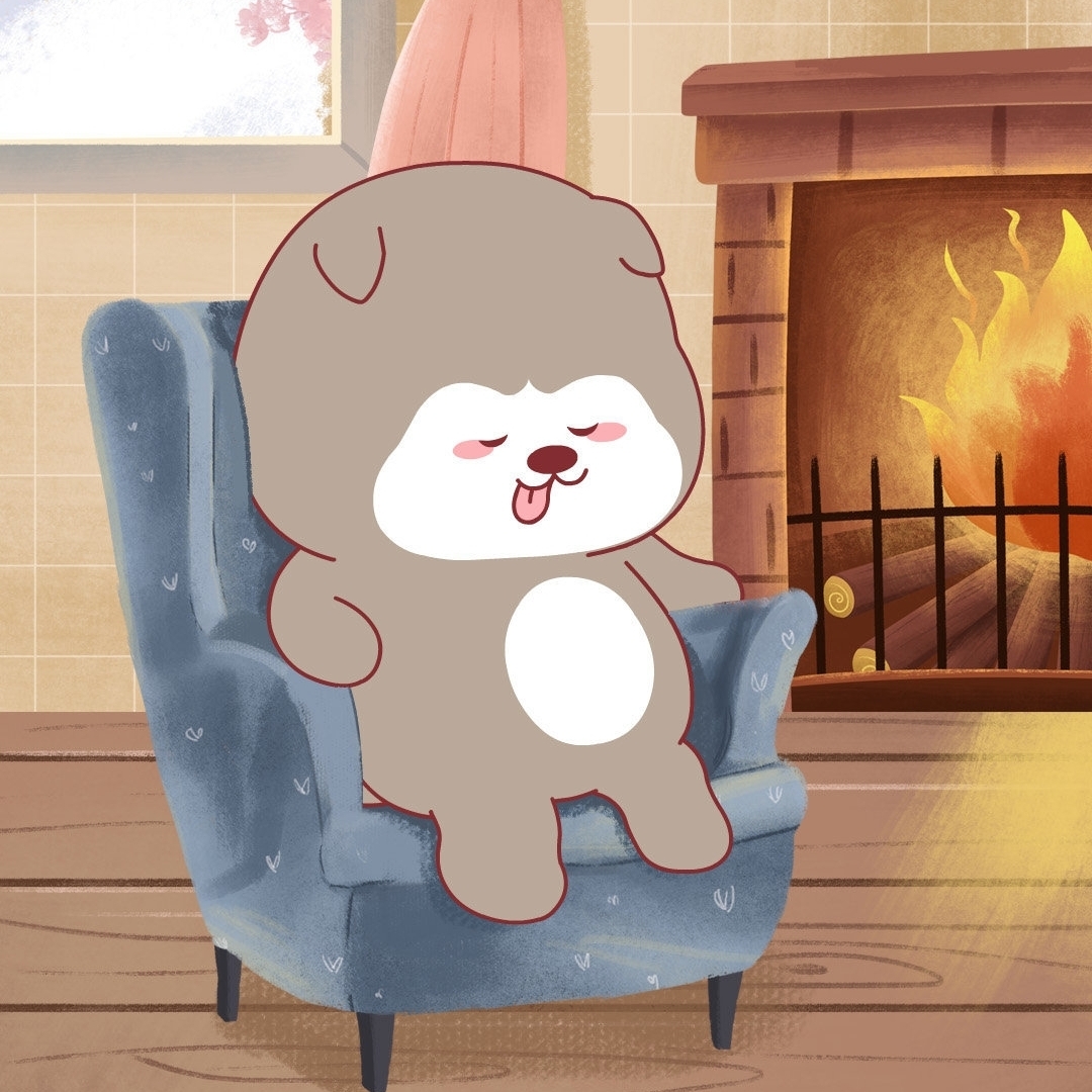 小胖胖倒立吃鸡腿