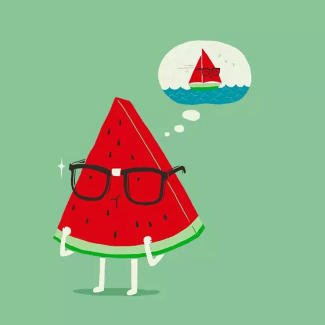 戴眼镜的西瓜君