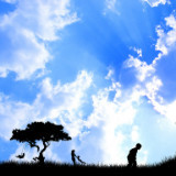 乡间小路喝啤酒