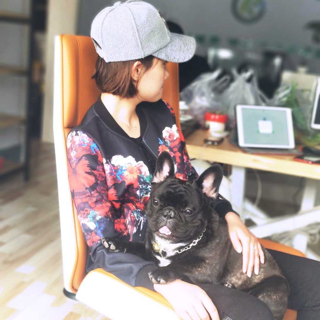 卖狗狗的小阿姨