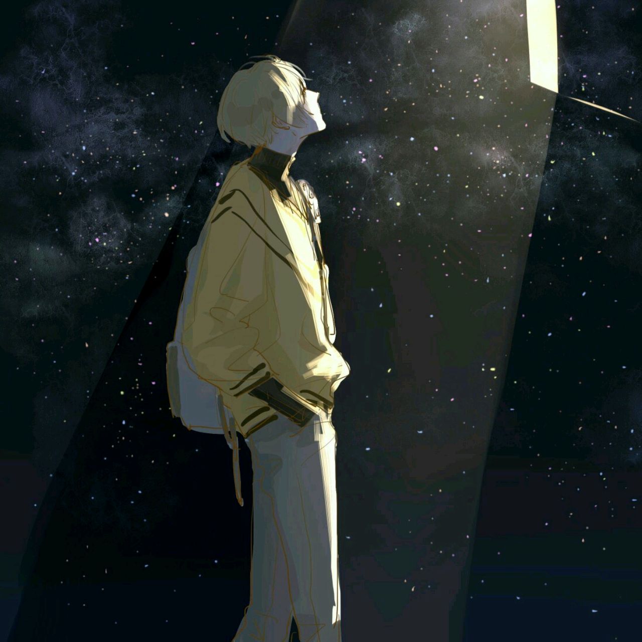 草丛中的稻草人