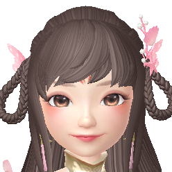 卖桃子的小女孩