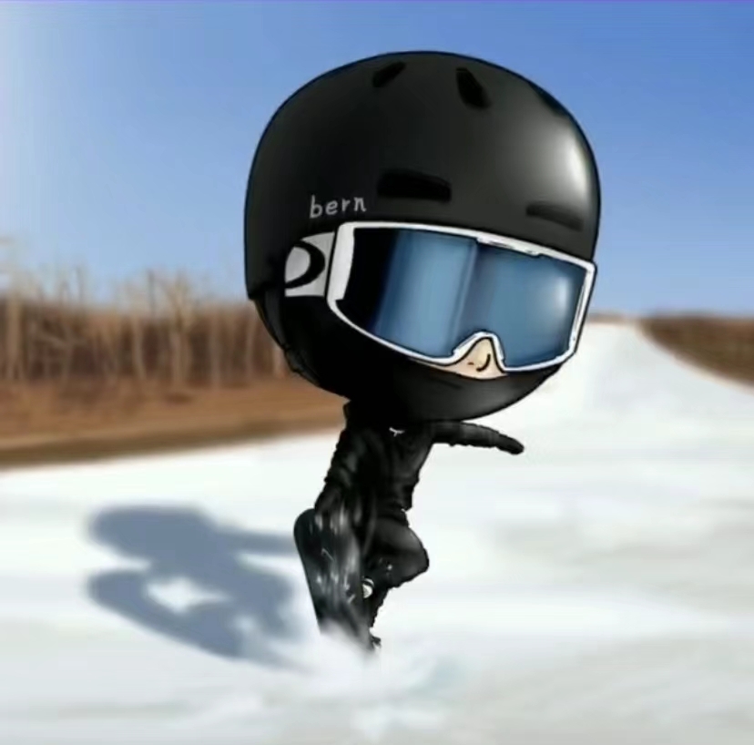 会滑雪的泡泡熊