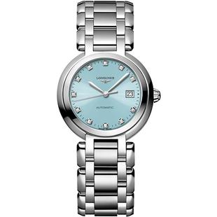 心月系列机械表手表女彩盘樱粉冰蓝 Longines浪琴官方正品 新品