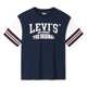 Levi's李维斯儿童凉感短袖T恤2024夏季新款透气轻薄撞色半袖上衣