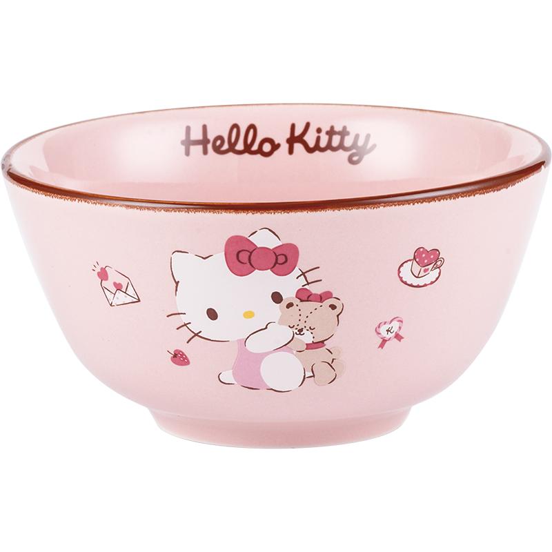 hellokitty陶瓷碗可爱卡通家用餐具儿童创意帕恰狗个人专用吃饭碗