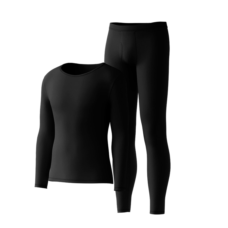 海澜之家小火AIR8男士保暖内衣套装秋衣秋裤女款德绒发热加厚加绒