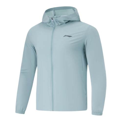 李宁外套 2024夏季新款跑步系列男子冰感舒适防晒运动风衣AFDU163-封面