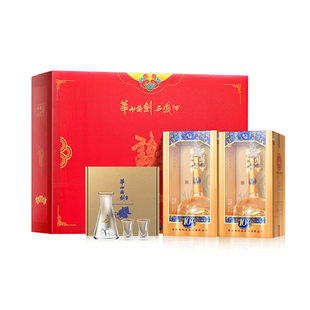 500mL 华山论剑西凤酒10年52度凤香型白酒双瓶礼盒装 品牌直营