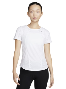 耐克NIKE FAST DRI-FIT 女子速干透气短袖T恤跑步上衣FN2519-100