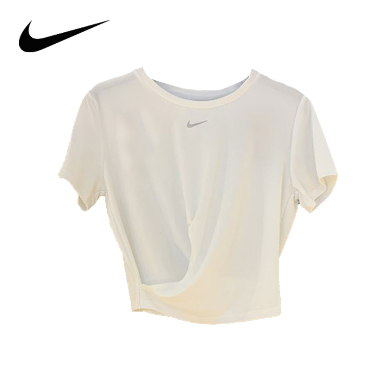 Nike耐克女子短袖夏季新款圆领运动服休闲速干上衣T恤DD4922-100 运动服/休闲服装 运动T恤 原图主图