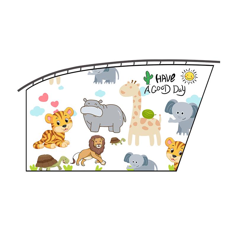 汽车窗帘车窗遮阳帘轨道式小车内车载车用儿童宝宝侧窗防晒磁吸式