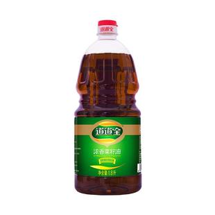 道道全浓香菜籽油1.8L小瓶物理压榨非转基因 滴滴浓香农家风味