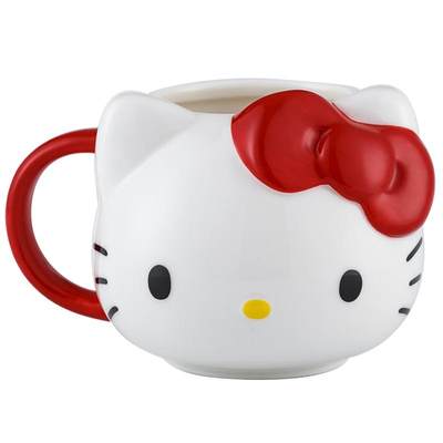 hellokitty陶瓷浮雕马克杯儿童