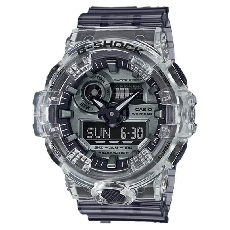 casio手表男卡西欧冰韧系列冰川运动限量透明35周年ga-700sk-1a