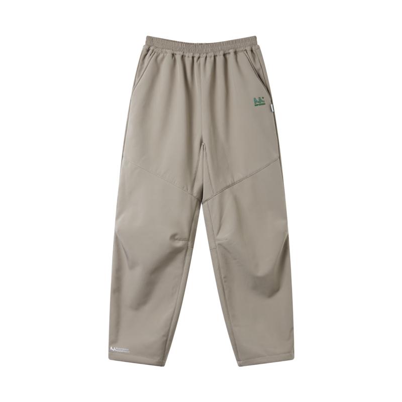 【上新价】mipo儿童加绒裤男女童户外秋冬季软壳裤轻防水可收脚休闲运动长裤