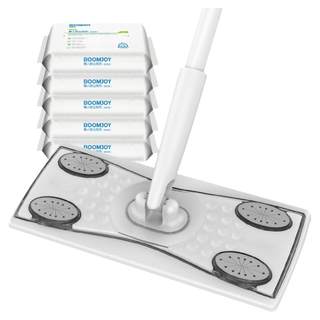 宝家洁静电除尘拖把一次性纸巾免手洗平板拖懒人拖地神器一拖家用