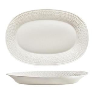 陶瓷碗盘轻奢高级感碗具 纯白浮雕碗碟套装 釉下彩餐具家用2024新款