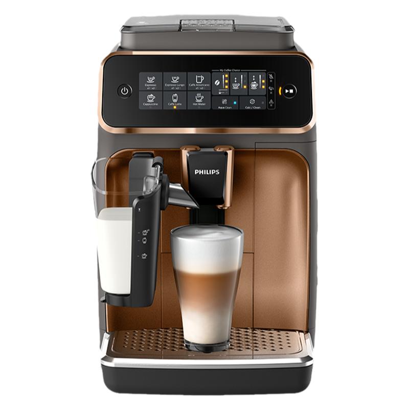 飞利浦全自动家用咖啡机EP3146意式拿铁美式小型办公室研磨一体机