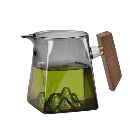 公道杯玻璃高档加厚分茶器茶滤网一体茶海小青柑茶漏茶具套装公杯