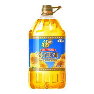 中粮福临门精选一级葵花籽油4L 菜鸟果园