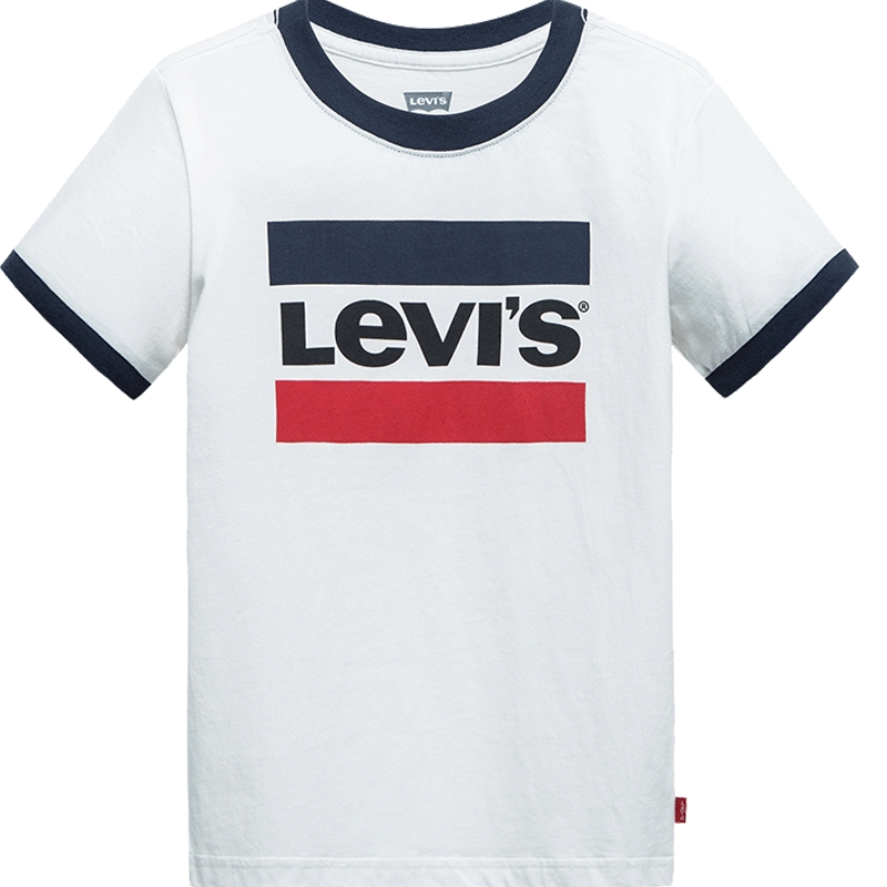 李维斯levi's白色短袖t恤童装