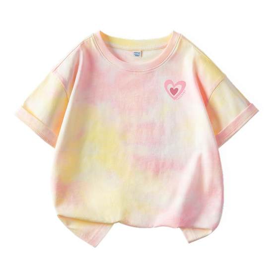 Makale children's clothing girls short-sleeved T-shirt pure cotton purple fashionable top children's summer round neck half-sleeved trendy
Makale children's clothing girls short-sleeved T-shirt pure cotton purple fashionable top children's summer round neck half-sleeved trendy