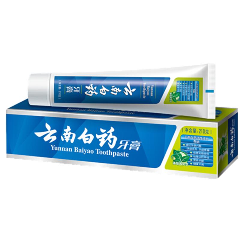 云南白药牙膏薄荷清爽型230g减轻牙龈问题修复黏膜清新口气包邮 洗护清洁剂/卫生巾/纸/香薰 牙膏 原图主图