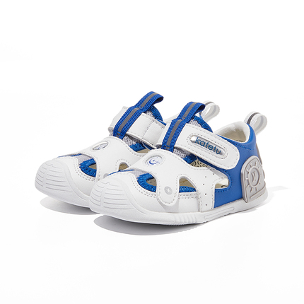 卡特兔步前鞋婴儿鞋学步机能鞋夏季防滑透气包头儿童凉鞋沙滩鞋