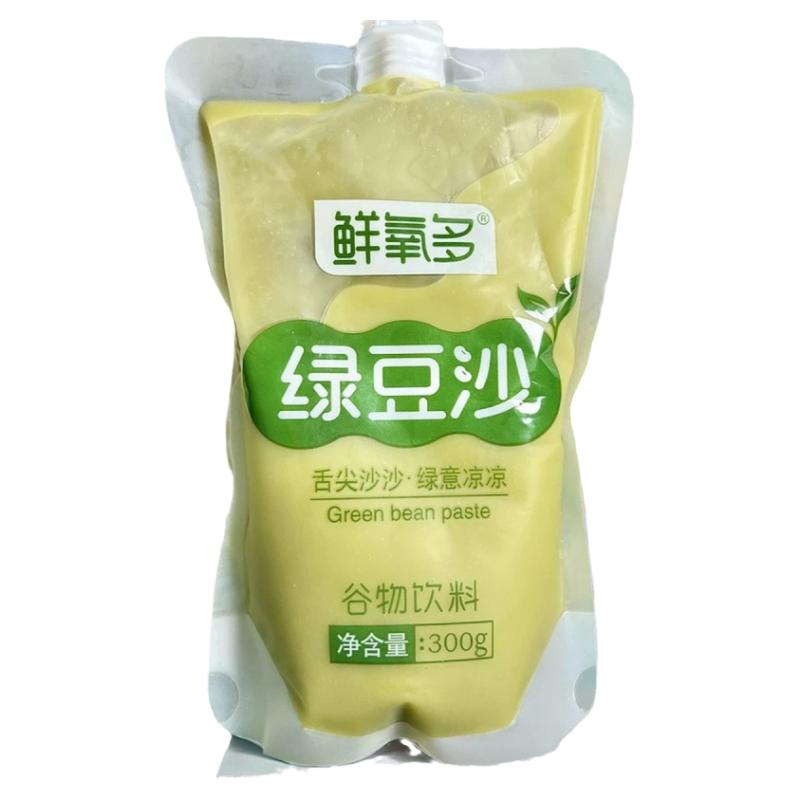 鲜氧多绿豆沙300ml夏季解暑饮品