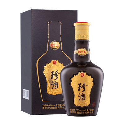 珍酒酱香型白酒500ml53度