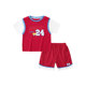 速干运动儿童套装短袖夏季宝宝篮球服足球衣女童夏装婴儿男童童装