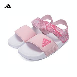 魔术贴运动休闲沙滩凉鞋 Adidas阿迪达斯女童鞋 新款 2024夏季 ID2624