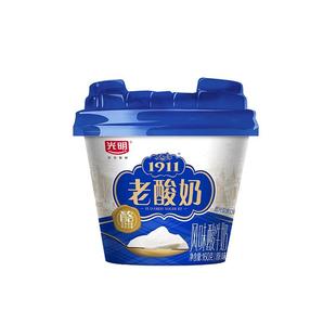 光明1911原味酪老酸奶100%生牛乳固态酸奶3.2g蛋白质160g