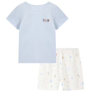 【小云绒】丽婴房夏季宝宝家居服套装男童居家洋气短袖24新品