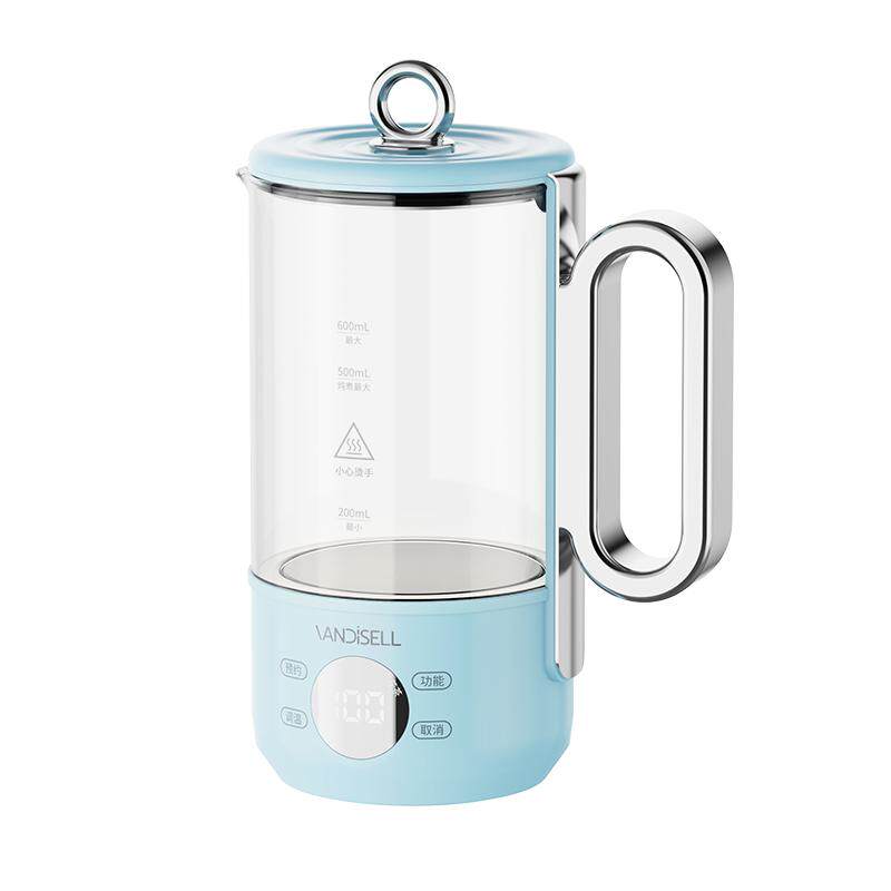 养生壶办公室小型迷你mini养生杯多功能玻璃花茶壶纯钛煮茶壶