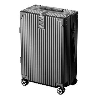 登机皮箱子新款 行李箱拉杆箱女大容量旅行箱静音万向轮男24寸密码