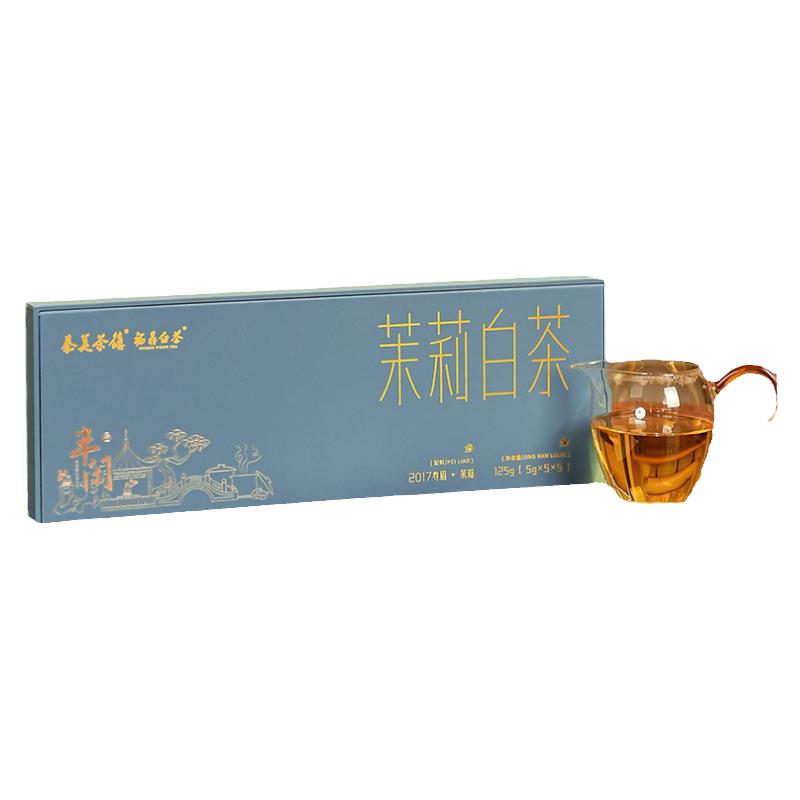 一片一泡茉莉白茶简单冲泡