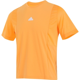 Adidas阿迪达斯男童2024夏季新款训练运动休闲圆领短袖T恤IT1780