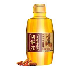 胡姬花古法小榨花生油400ml 压榨一级小瓶装家用炒菜烘培食用油