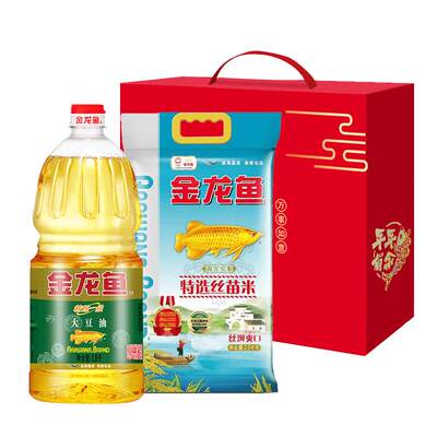 金龙鱼大豆油1.8l+楚尊粮油礼盒