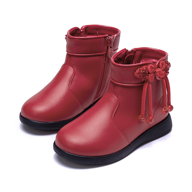 ���ڲ�������ɫ 26�� ������Ůͯ����ѥ��ͯѥ��2024�����¿�СŮ������ʽ�Ӻ��ɫ��ѥ