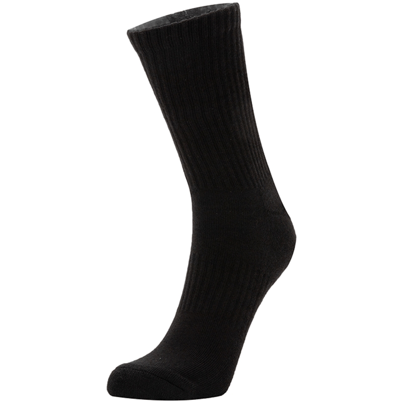 安德玛袜子男中筒长筒针织运动袜女黑色商务长袜三双装吸汗篮球袜