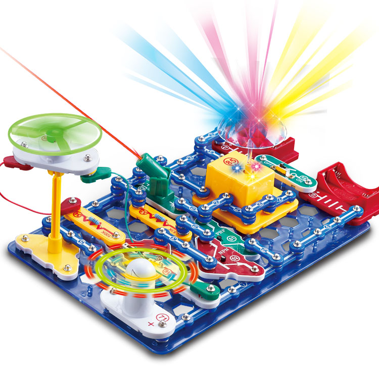 电子积木电路百拼男孩圣诞新年礼物科学实验小学生拼装玩具