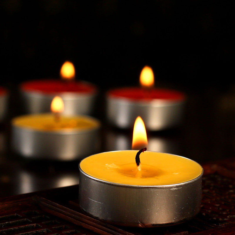 植物4小时100粒无烟蜡烛灯佛灯长明灯菩提灯供佛礼佛用品酥油灯