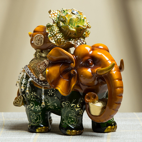 树脂大象摆件工艺品