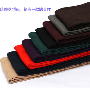 外穿九分高腰内穿纯棉加厚小脚裤秋冬2018秋