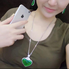 节日帽子无坠磐安纯银项链图片
