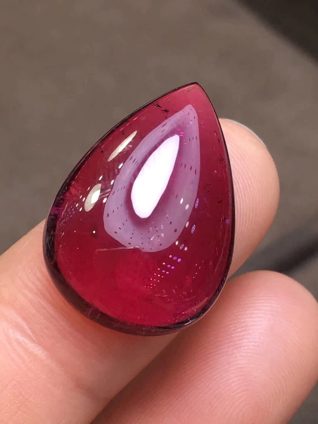 巴西卢比来红碧玺19.